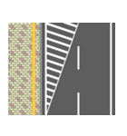 道路02（二車線・歩道付）（個別スタンプ：16）