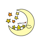 月くんと星くん（個別スタンプ：24）