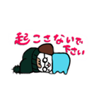 ベレー帽犬大きめスタンプ（個別スタンプ：7）