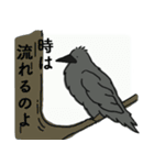 カラスの母さん鳥◎デカ文字（個別スタンプ：20）