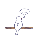 白文鳥おこめ（個別スタンプ：6）