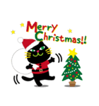 黒猫さんのChristmas【冬の挨拶など】（個別スタンプ：2）