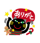 黒猫さんのChristmas【冬の挨拶など】（個別スタンプ：10）