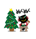 黒猫さんのChristmas【冬の挨拶など】（個別スタンプ：28）