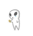 地球に迷い込んだ宇宙人とネコ（個別スタンプ：28）