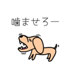 ちょっと生意気な犬（個別スタンプ：38）