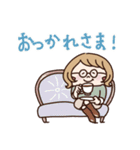 60fillesのちょうどいいスタンプ（個別スタンプ：8）