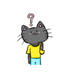 黒い猫大好き（個別スタンプ：4）