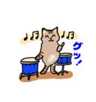 ねこ達のJAZZバンド（個別スタンプ：12）