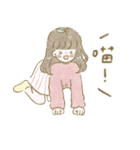 可愛い兎と犬カップル（個別スタンプ：31）