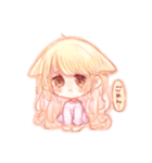 Theイラストのケモ耳な女の子（個別スタンプ：5）