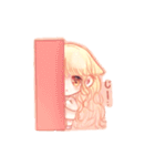 Theイラストのケモ耳な女の子（個別スタンプ：12）