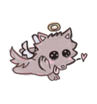 オオカミのウルフル2（個別スタンプ：13）
