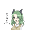 制服がーる。（個別スタンプ：1）