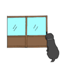 黒ラブアロアの日常（個別スタンプ：15）