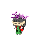 小学生スタンプ（おかっぱ女子①）（個別スタンプ：5）
