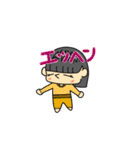 小学生スタンプ（おかっぱ女子①）（個別スタンプ：21）