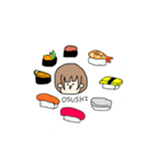 ちび忍者何食べる？（個別スタンプ：1）