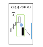 ローソクの足跡1（個別スタンプ：4）