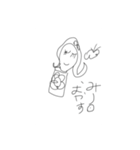 なっちゃんのハロウィン（個別スタンプ：8）