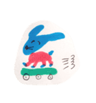 あおいいぬくんデイズ（個別スタンプ：1）