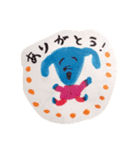 あおいいぬくんデイズ（個別スタンプ：4）