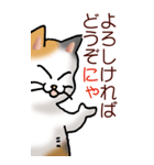 猫敬語パート1（個別スタンプ：12）