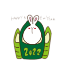 冬なうさちゃん2021→2022（個別スタンプ：2）