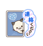 おちゃめなシャム猫【敬語・冬】（個別スタンプ：24）