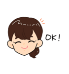 日常で使える可愛い女の子STAMP（個別スタンプ：6）