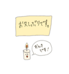 あいさつ【カフェ】（個別スタンプ：7）