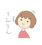 らくがきおんなのこの1（個別スタンプ：21）