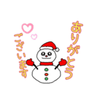 クリスマス☆サンタ☆トナカイ☆雪だるま（個別スタンプ：8）