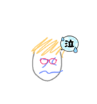 おもしろ顔スタンプ2！（個別スタンプ：2）