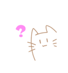 白黒 にゃんこ日常（個別スタンプ：3）