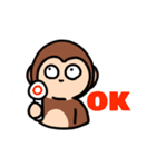 考えないサル（個別スタンプ：2）