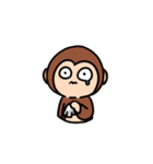 考えないサル（個別スタンプ：3）