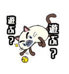 青ヒゲ猫 ヒゲミツ1（個別スタンプ：11）