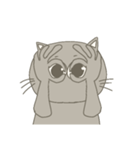 猫みたいな猫1（個別スタンプ：3）