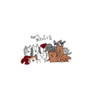 ミントとライムというチワワのスタンプです（個別スタンプ：3）