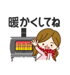 冬に使える♡女の子（個別スタンプ：19）