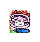 ボタンちゃん パート3（個別スタンプ：5）