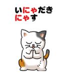 猫猫敬語 01（個別スタンプ：13）