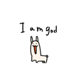 キモ可愛くないうさぎ₍ ᐢ. ̫ .ᐢ ₎（個別スタンプ：3）