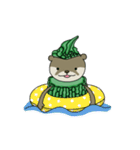 ゴーヤカワウソ（個別スタンプ：13）
