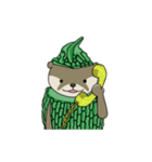 ゴーヤカワウソ（個別スタンプ：34）