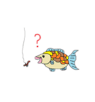 魚？魚！？（個別スタンプ：1）