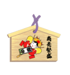 願い事を書いた絵馬 A（個別スタンプ：5）