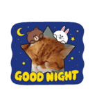 キャラメルにゃんこQ太朗の日常（個別スタンプ：7）