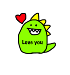 I'm Dinosaur English（個別スタンプ：6）